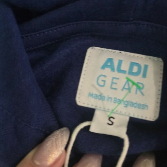 Aldi Gear NWT Hoodie & 2 Beanies Set size S Blue Red Yellow Orange - Picture 3 of 6